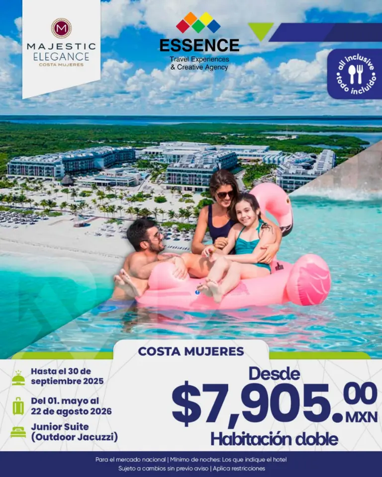 oferta majestic elegance costa mujeres